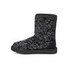 (WMNS) Classic Short 'Sequin Black Grey' Donna 1130650-BLK