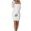 Women's Summer Fashion Sexy Exposed Backpack Hip Temperament Dresses