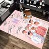 Kpop Stars Signature Carpet For Playroom Bedroom Living Room Sofa Home Decorkids Game Area Rug Nonslip Floor Mat
