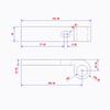 T-track Jig Screw Fixture Table Aluminum Alloy Saw Router Chute Rail Special T-slot Chuter Woodworking  Accessories