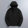Padded Jacket Men's Autumn and Winter New Cotton Jacket Windproof and Waterproof Men's Clothing Handsome Removable Hat Men's Cotton Clothing