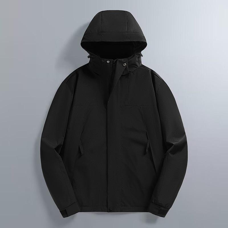 Padded Jacket Men's Autumn and Winter New Cotton Jacket Windproof and Waterproof Men's Clothing Handsome Removable Hat Men's Cotton Clothing