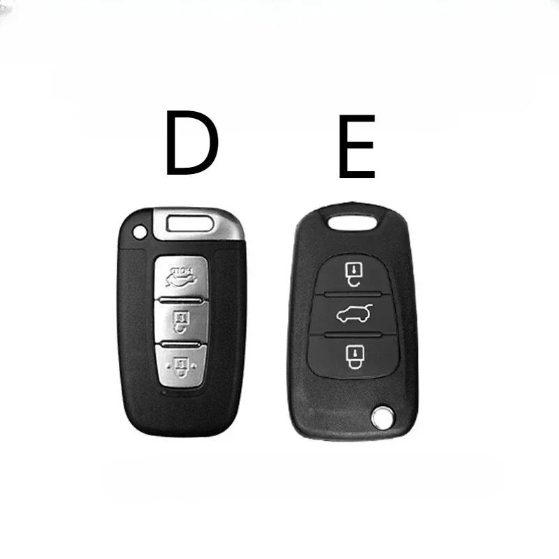 For Hyundai I20 I30 Ix20 Ix25 Ix35 Elantra Accent For KIA Sportage Rio 3 Soul Optima Ceed Pro K5 K2 Pride TPU Car Key Case Cover