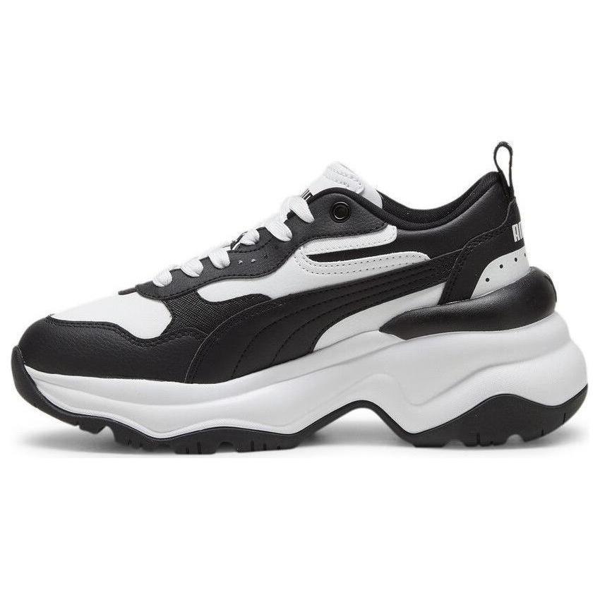 (WMNS) PUMA Cilia Wedge Black White Women s 393915-07 EU 37