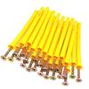 100pcs Drywall Anchor & Screw Assortment Kit - 50 Plastic Wall Anchors & 50 Philips Flat Head Screws