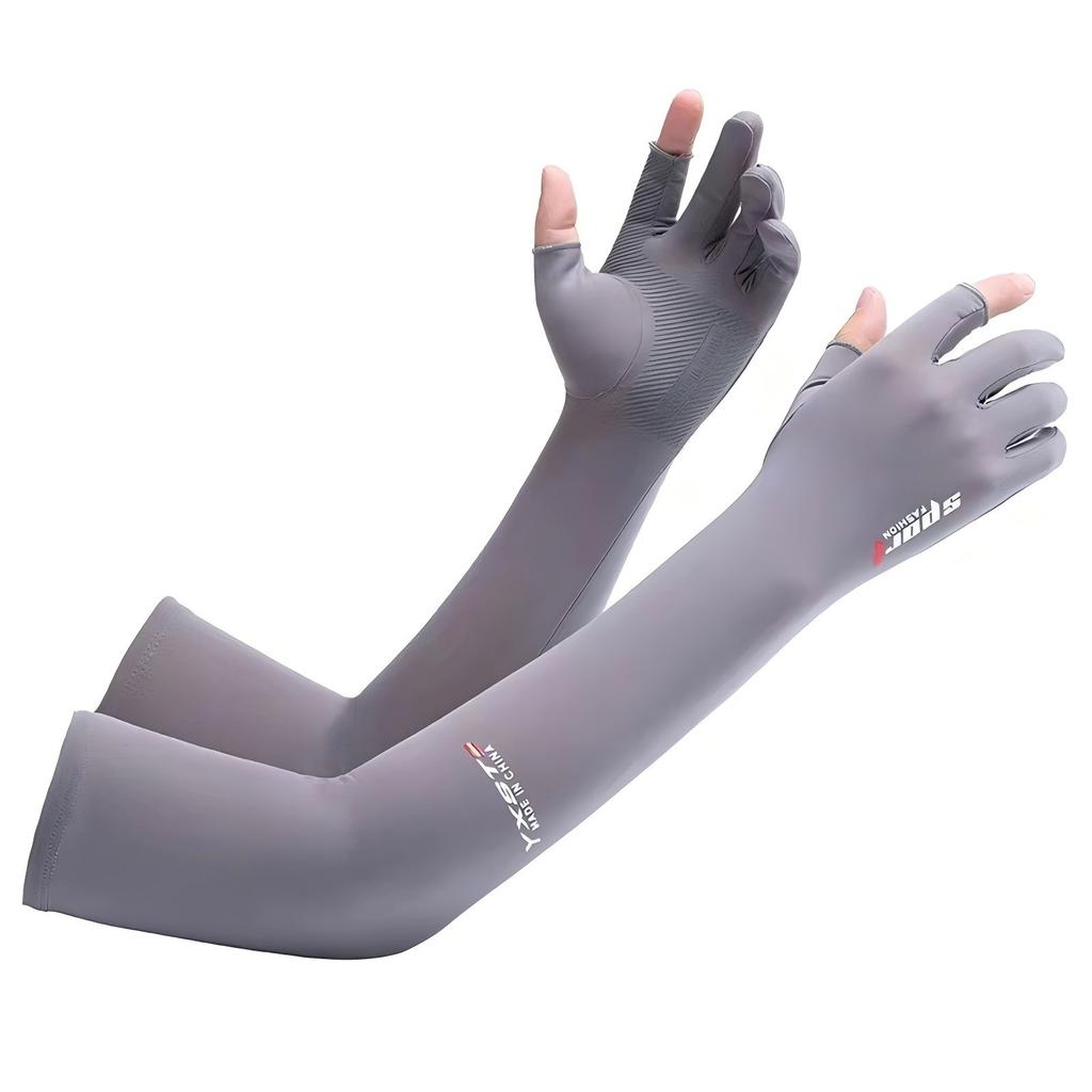 Sunscreen Protection Arm Sleeves Breathable Quick-Drying Anti-Slip Arm Cover Outdoor Sports Driving Running Cycling Arm Covers
