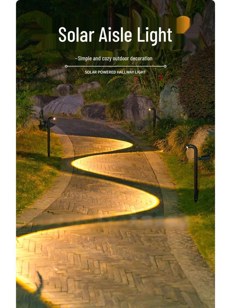 Solar Pathway Lights: Outdoor Garden Atmosphere Lights