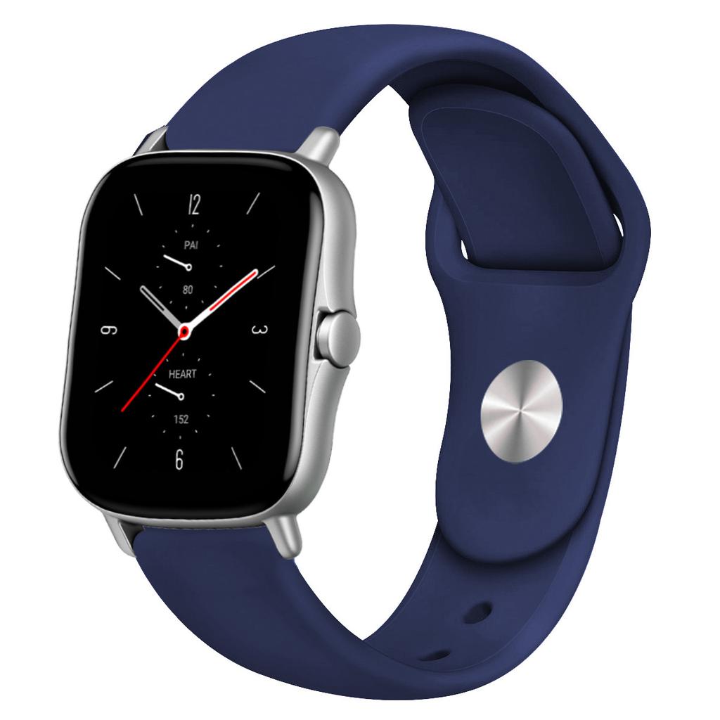 20mm/22mm Klockarmband För Amazfit GTS 4/3/2/2e/Mini/GTR 42mm/GTR 4/3 Pro Silikonarmband Amazfit helio/balance 2 bip 5 6 band