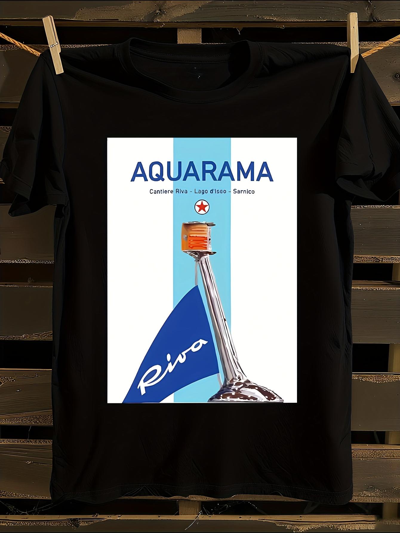 Riva Aquarama Italy Runabout Classic Yacht Logo T-shirt XXL