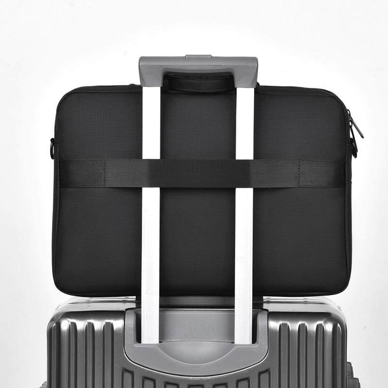 Laptoptasche 15,6-17,3 Zoll, Business-Aktentasche, Umhängetasche für Herren, verstellbarer Schultergurt, geeignet für den täglichen Weg zur Arbeit