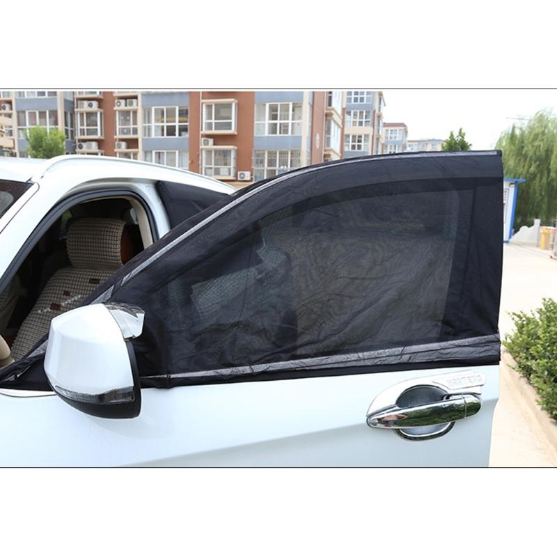 2x Foldable Side for Sun Shade Curtain Truck Van Car Window Visor Practical Block Cover Auto Window Screens for Summer