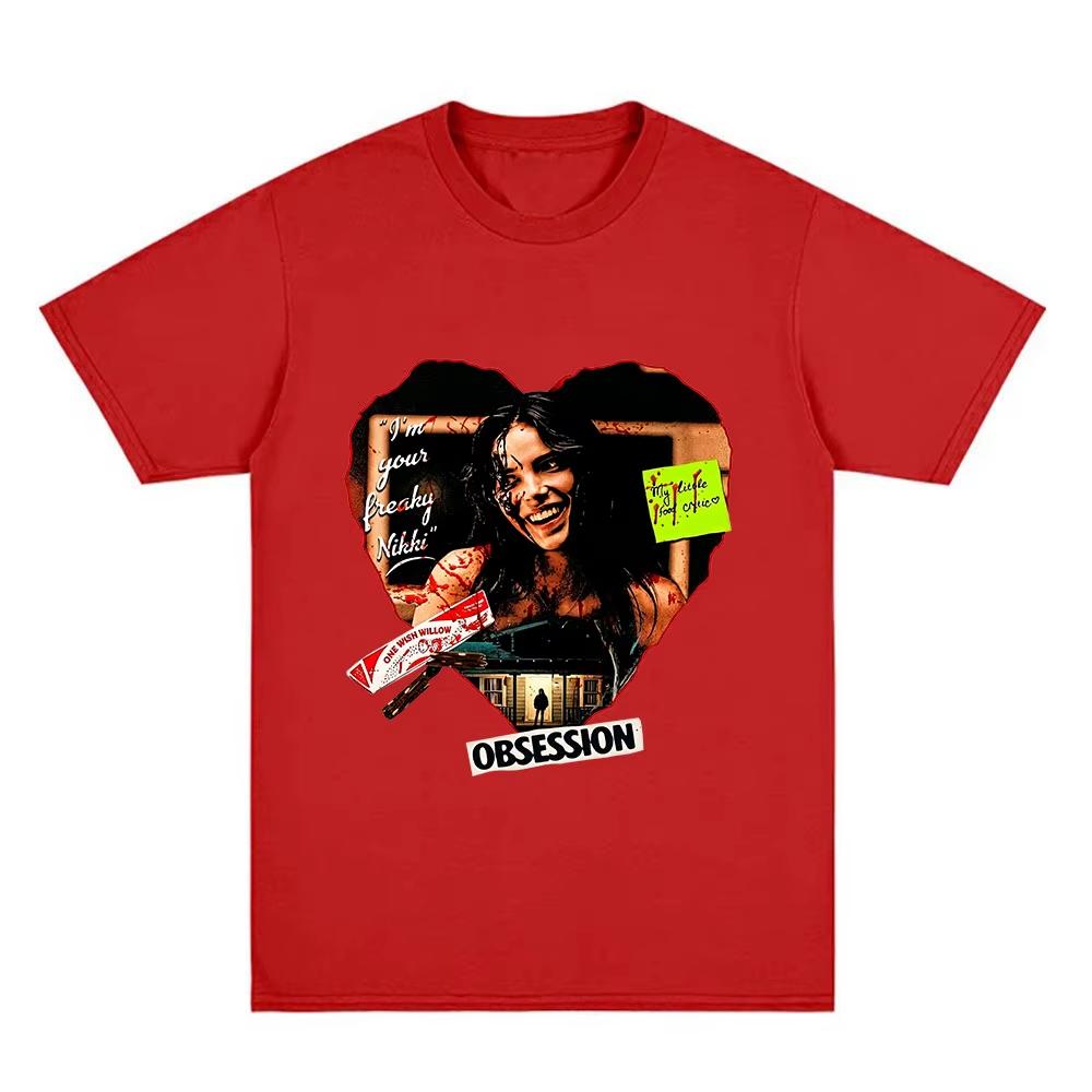 2026 New Obsession Movie T-shirt Cotton Daily Wear Graphic Print Tees Streetwear Fashion Women Men Vintage Top Hip Hop Streetwear Oversized Tshirt
