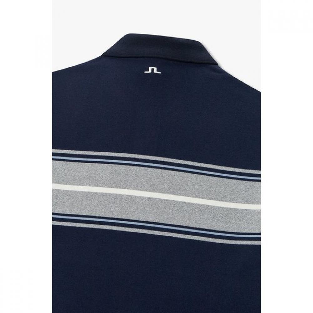 J.LINDEBERG Men S Nox Ar Stripe Long Sleeve Polo 1516326909
