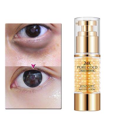 24K zlato bělící a anti-aging kaviárové oční sérum proti vráskám oční krém proti tmavým kruhům