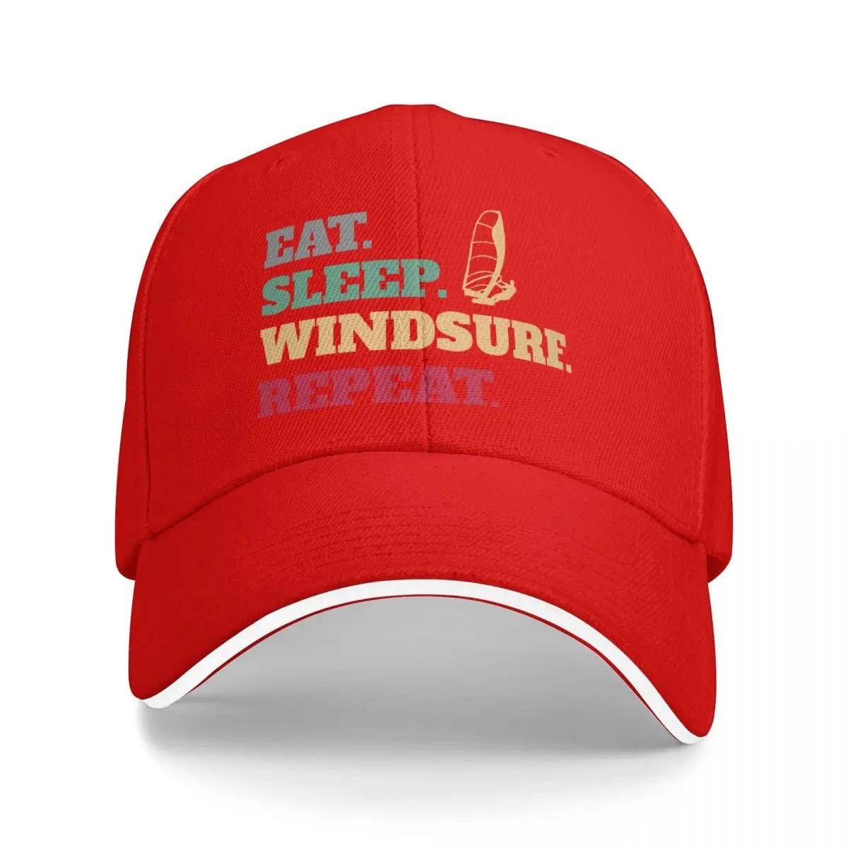 Eat Sleep Windsurf Windsurfer Windsurfing Repeat Baseball Caps Fashion Unisex Hats One Size