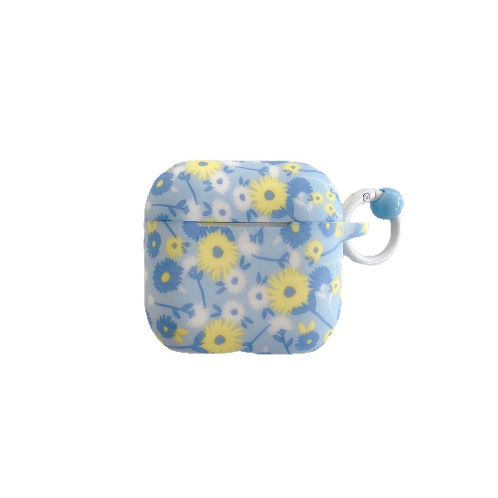 Summer Small Flowers Are Suitable for Airpodspro1 Apple Earphone Cover Airpods111111 Generation Integrated Pro1 Soft