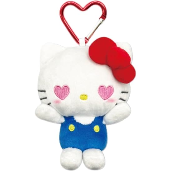 Hatakeyama Shoji Sanrio Mascot Pouch Face Hello Kitty Love Plush Pouch Mini Pouch Accessory Case wit B0GRV7L7NV