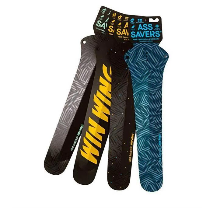 Garde-Boue - Ass Savers - Win Wing 2 Road - Pois Bleus - Triangle Noir - Pneus jusqu'à 35 mm
