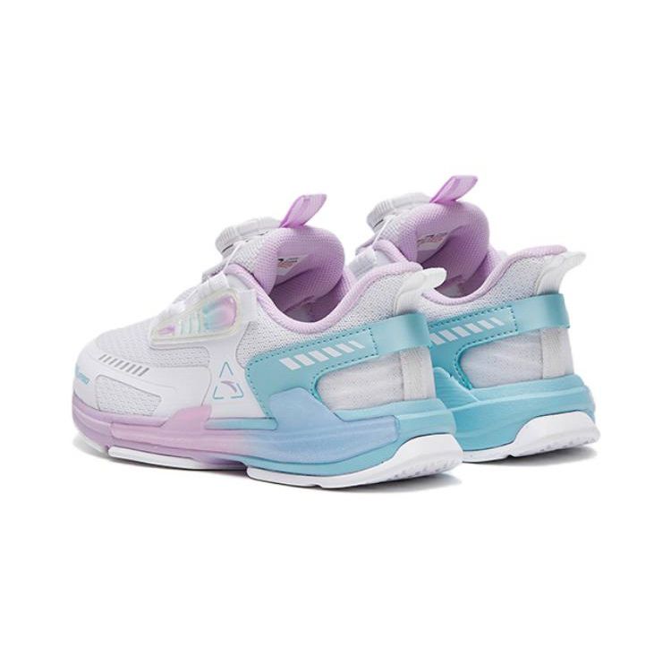 Anta Balance Bike Shock Absorbing Non-Slip Wear-Resistant Low-Top Running Shoes Kids Running Shoes Purple Blue 322319961-1
