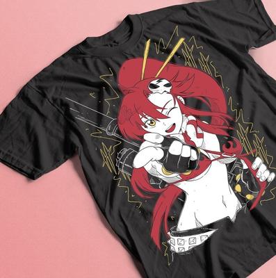 Anime Gift Tee, Yoko Tengen Toppa T-shirt Gurren Lagann Kamina Shirt