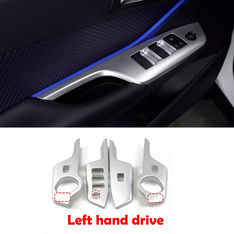 L/RHD For Toyota C-HR CHR 2017- Interior Accessories window switch A pillar steering wheel AC coniditons Outlet Vent  Cover