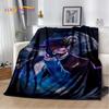 Record of Ragnarok Anime Cartoon Weiche Plüschdecke, Flanelldecke, Überwurfdecke für Wohnzimmer, Schlafzimmer, Bett, Sofa, Picknick-Abdeckung