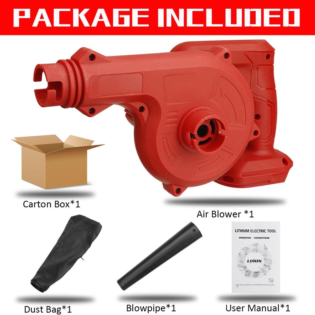 

88VF 6000 мАч Садовый аккумуляторный воздуходув Пылесос Воздуходув для сдувания пыли Пыль Компьютерный сборщик Ручной электроинструмент 1000 Вт Only machine