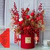 Fortune Fruit Red Berry & Holly Flower Arrangement - New Year Spring Festival Gift