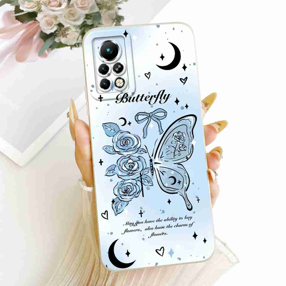 Infinix Note 11 Pro Hülle „Glückskatze Sonnenblume“ Silikon-Softcover für Infinix Note 11 Pro X697