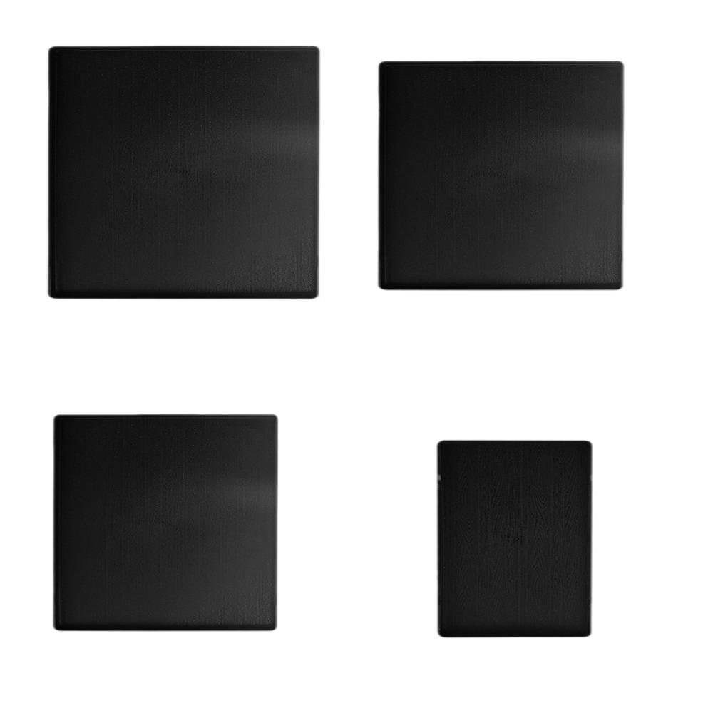 Black White Large Plastic Tray Plastic Bed Table Tray New Serving Trays  Bathroom