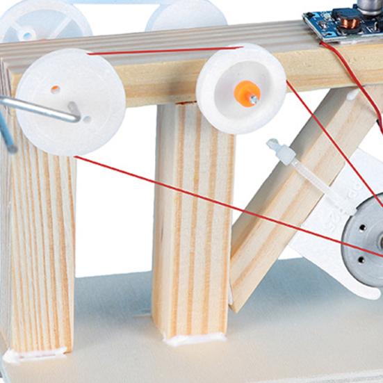Dynamo Toy Experimental DIY Wood Stem Invention Science Physic Educational Generator for Kids