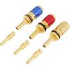3 Stück Schnellkupplungen 8mm Messing-Steckverbinder Wassergekühlt & Gas-Argon Schnellkupplungsstücke für WIG-Schweißbrenner