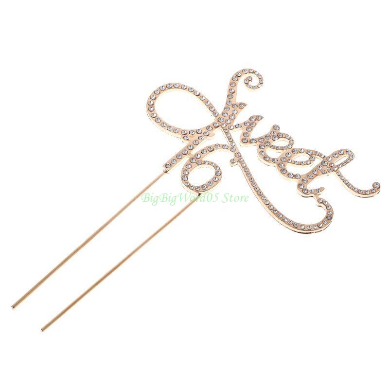 24TE Kuchen 16. Geburtstagsparty-Themen Mit für Strassstein-Dekoration A