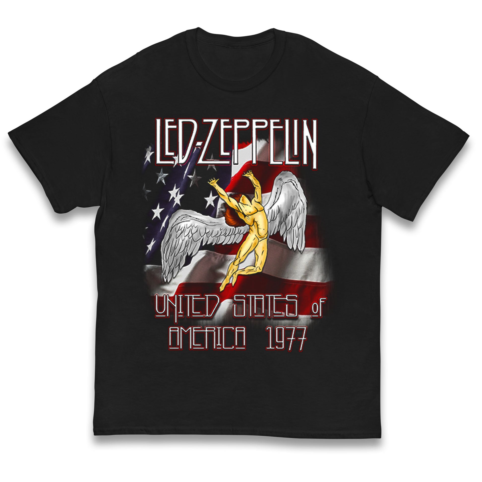

Led Zeppelin United States Of America 1977 Kids T Shirt 130