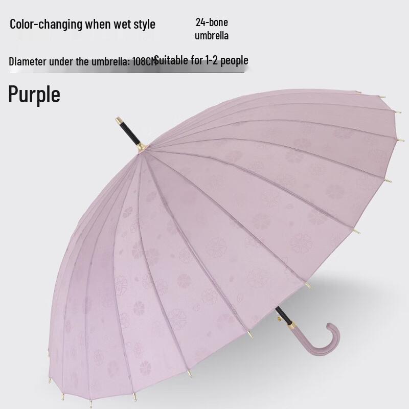 Nanqiao 24-Rib Water-Activated Flower Windproof Double Umbrella