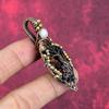 Tree of Life Mahogany Obsidian Pendant Copper Wire Wrapped Gemstone Jewelry Moonstone Pendant Handmade Wire Wrapped Pendant Gifts for Mother