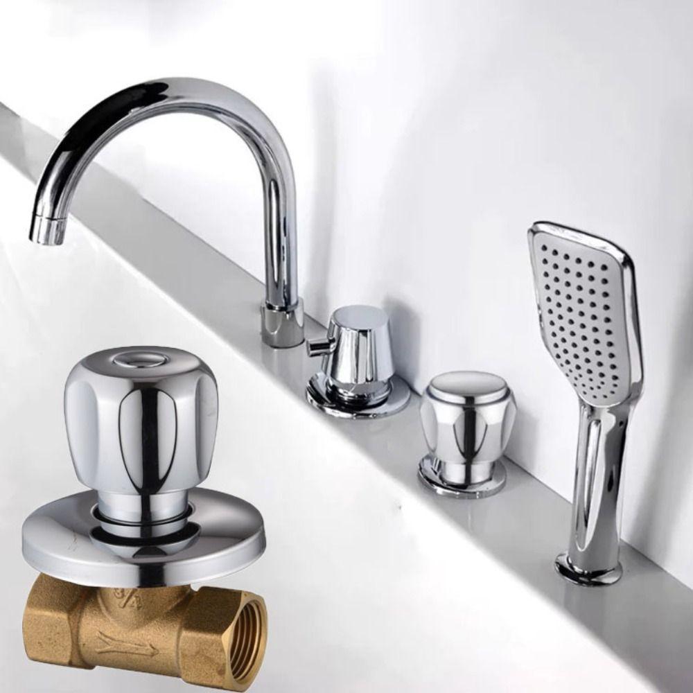 Brass Material Concealed Switch Valve Quick-open Design Angle Valve Shower Valve  Home Plumbing