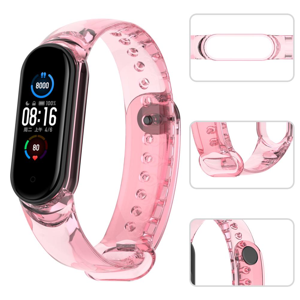 Replacement Bands Compatible for Xiaomi Band 7 Soft TPU Wristbands Adjustable Wrist Strap for Women Men