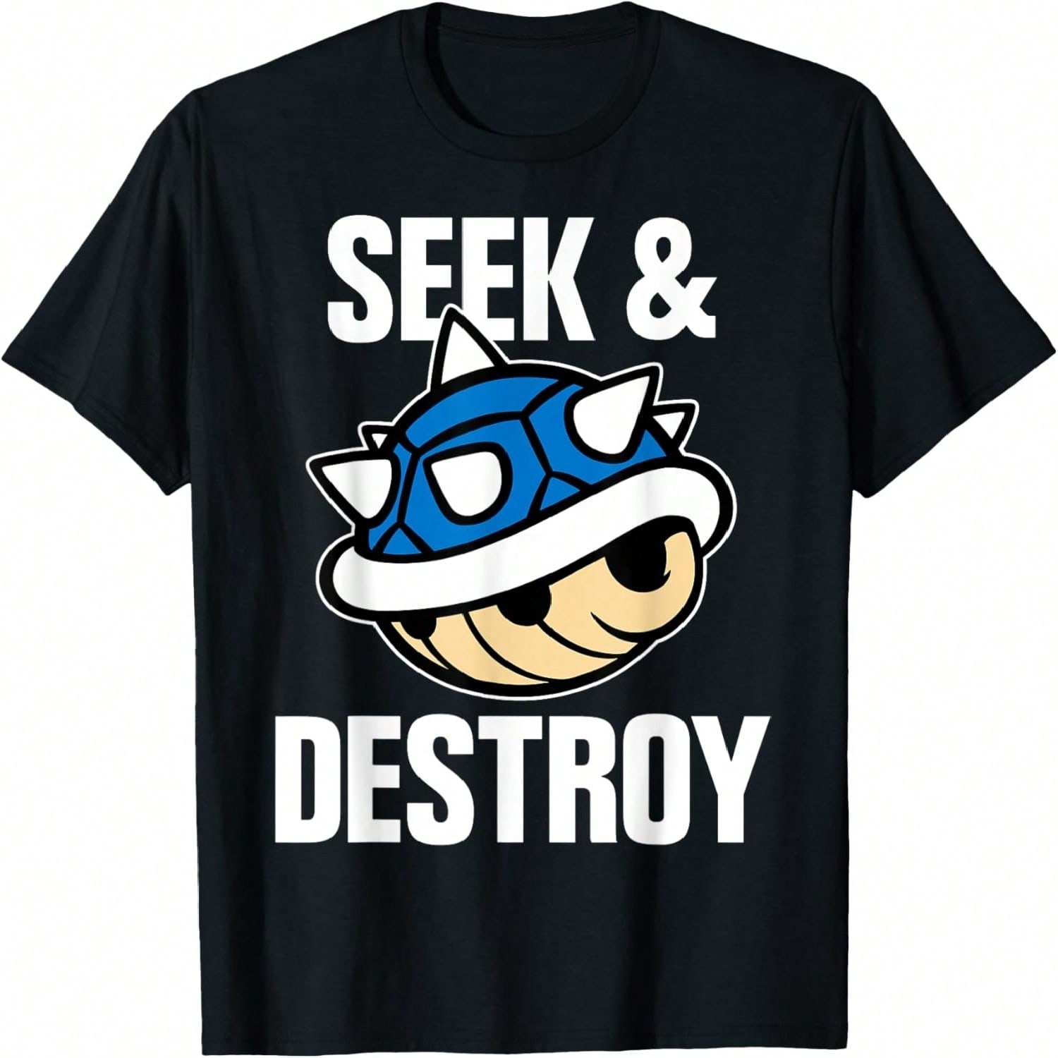 Kart Spiny Shell Destroys Graphic T-Shirt T-Shirt S разноцветный