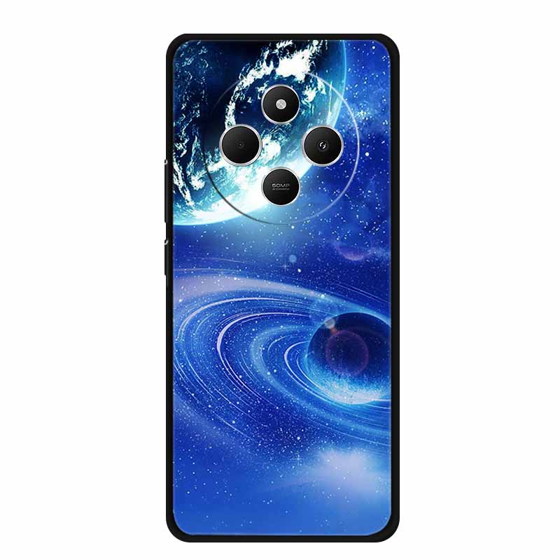 Phone Case For Xiaomi Redmi 14C Back Cover Case 14 C Black Silicone Soft Funda For Redmi 14C Case Redmi14C 6.88" Shockproof Bag