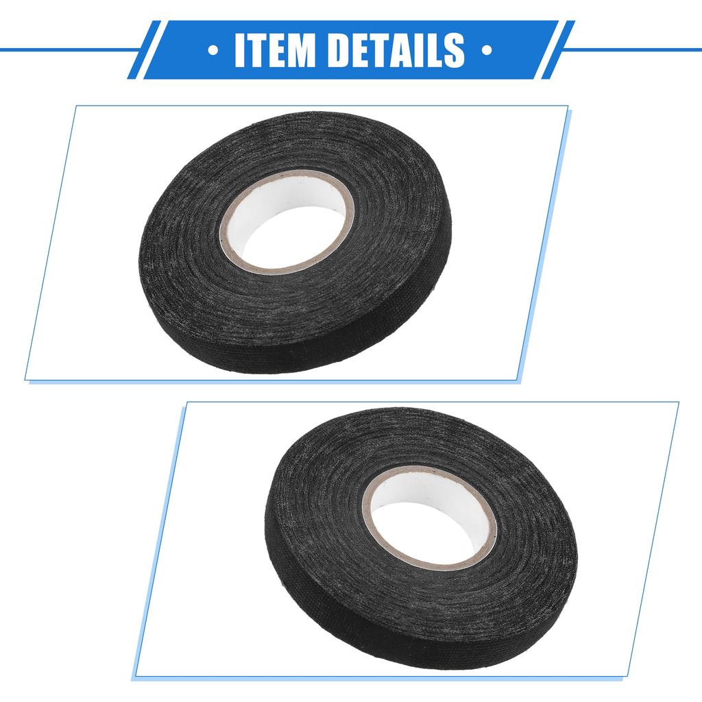 VekAuto Muffler Tape Motorcycle Muffler Heat Resistant Vantage Ekmani Exhaust Tape 2 Pcs 20m