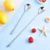 Teardrop Spiral Cocktail Stirrer - 304 Stainless Steel Mixing Spoon