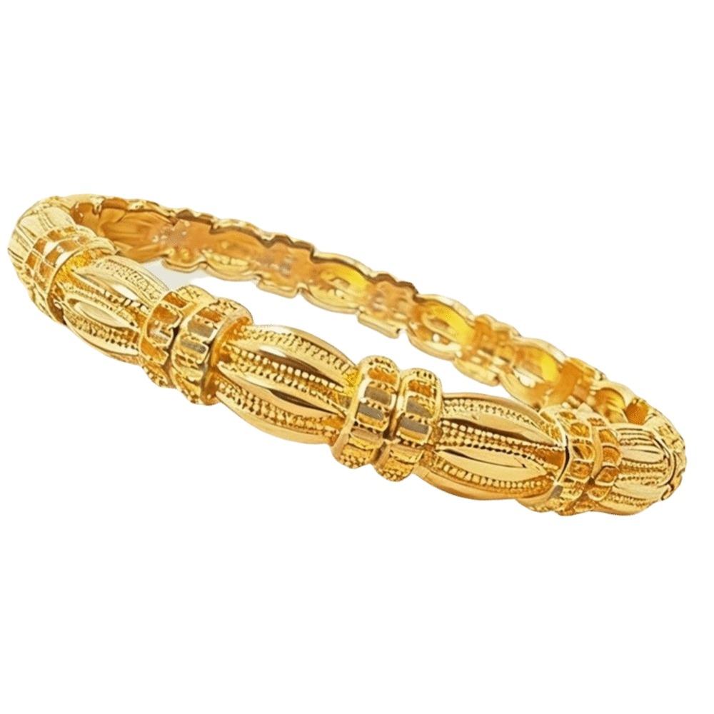 

Ripple Design Cuff Bangle Hollowed-Out Zinc Zinc Alloy Bracelet Ethnic Cultural Bracelet Daily Commute Style A