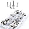 M2 M3 M4 M5 M6 DIN912 304 Stainless Steel Head Hexagon Hex Socket Cap Screw Bicycle Hex Bolts Nuts And Washers Assortment Kit
