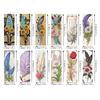 12Pcs Animal Landscape DIY Diamond Bookmark Art Projects Diamond Art Bookmark for DIY Making Beginners Adult Art Craft Supplies