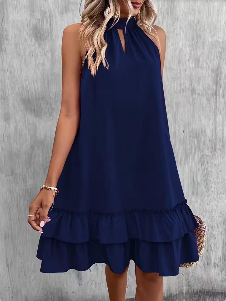 Women's Off-Shoulder Spaghetti Strap Sheer Dress for Beach Vacation 2026
