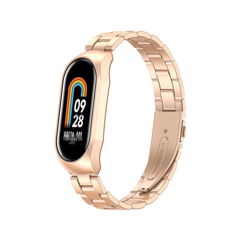 Universal Milanese Magnetic Metal Wristband for Xiaomi Mi Band 89 - New Stainless Steel 9th Gen Strap