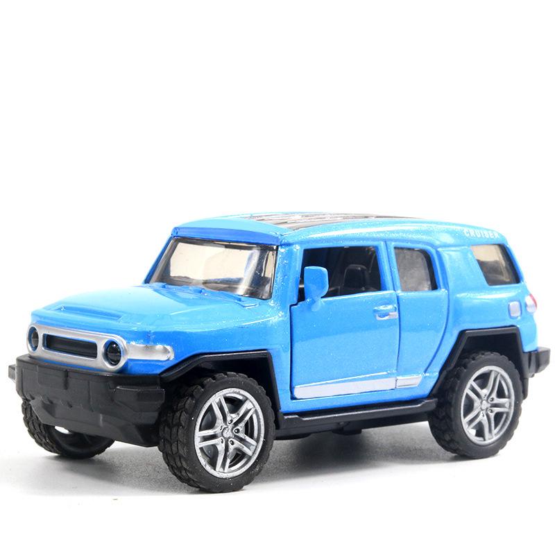 1:36 Benben Alloy Off-Road Police Jeep Toy with Opening Doors Cake Topper