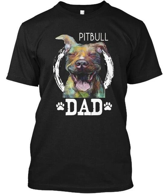 

Pitbull Dad Dog - T shirt Made in the USA Size S to 5XL 2XL