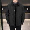 Men's Trendy 2026 Lightweight Lapel Down Jacket - Warm, Short, Thickened Winter Coat